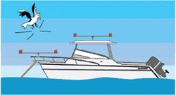 Picture of Gullsweep GS1 6' Bird Deterrent System with Deck Mount