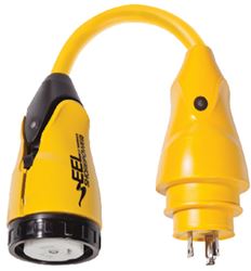 Picture of AFI P30-504 Marine Power Adapter 30A to 50A Pigtail with Sealing Collar