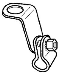 Picture of Magma 10-164 L-Bracket and Clamp Assembly for Marine Grills