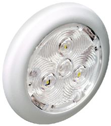 Picture of Attwood Marine 6320W7 2-3/4" LED Interior/Exterior Light Warm White with White Bezel