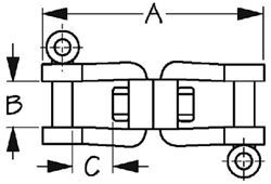 Picture of Sea-Dog Line 182310 Jaw & Jaw Swivel 316 Stainless Steel 4-5/8 Inch
