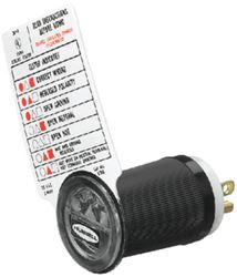 Picture of Hubbell HBL5200  Black 125V Outlet Circuit Tester