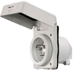 Picture of Hubbell HBL303NMBL 30A 125V Non-Metallic Shore Power Inlet