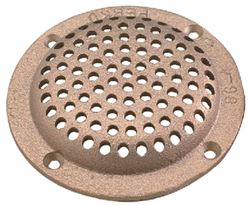 Picture of Perko 0086DP2PLB 3" Round Bronze Strainer for 3/4" T-Hulls