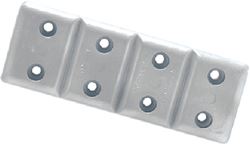 Picture of Martyr Anodes CMM40 Zinc Hull Anode 0.5" x 2.6" x 7.3"