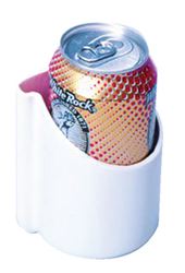 Picture of Beckson Marine HH-6 Soft-Mate Can and Air Horn Holder White