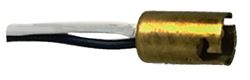 Picture of Perko 0052DP Double Contact Bayonet Bulb Socket, 6" Leads