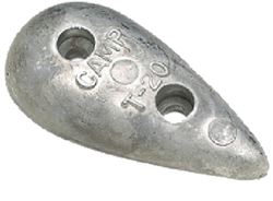 Picture of Camp Zinc T20 3-1/2" Tear Drop Hull Zinc Anode
