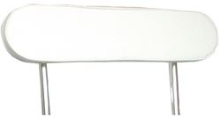 Picture of Taco Metals L10-1002-1 Neptune Leaning Post Backrest White Vinyl