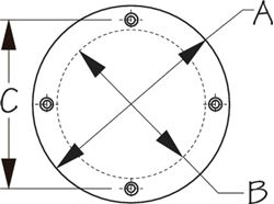 Picture of Sea-Dog Line 337051-1 Cover Plate 5-5/8" Wht