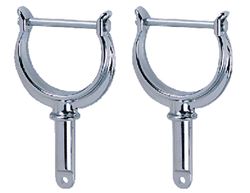 Picture of Perko 1227DP0CHR N.River Rowlock Horns Chrome, Chrome Plated Zinc, Pr.