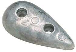 Picture of Martyr Anodes CMT20 Tear Drop Zinc Hull Anode 3.4" x 1.8" x 0.6"