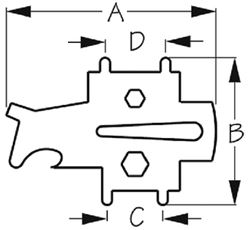 Picture of Sea-Dog Line 335690-1 Universal Deck Plate Key - Stainless Steel Multi-Tool
