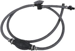 Picture of Attwood Marine 93806UUSD7 Fuel Line Hose Kit 3/8" x 6' with Primer Bulb and Sprayless Connector