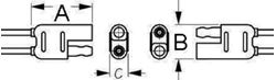 Picture of Sea-Dog Line 426880-1 2-Wire Polarized Electrical Connector with 12-Inch Leads