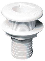 Picture of Forespar 906026 Marelon CF253 Thru-Hull Fitting Mushroom Head with Nut White