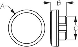Picture of Sea-Dog Line 401370-1 Led Button Light 360 White