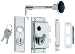 Picture of Perko 0918DP0CHR Rim Lock with Bolt-Box Strike Chrome Plated