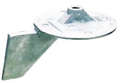 Picture of Camp Zinc 6J945371 Trim Tab Zinc Anode for Yamaha Outboards