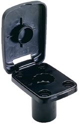 Picture of Attwood Marine 5022-7 Flush Mount Rod Holder with Interchangeable Base - Black
