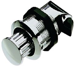 Picture of Teak Isle 29209 Push/Twist Latch with Flush Mount Chrome Knob