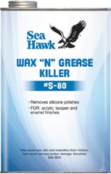 Picture of Seahawk Paints S80QT Wax 'N' Grease Killer Quart Surface Prep Solvent
