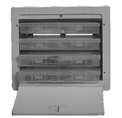 Picture of Teak Isle 25832 Built-In Tackle Box XL 4 Compartment Marine Grade