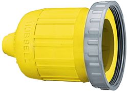 Picture of Hubbell HBL60CM33  Yellow Seal-Tite Cover for 26CM13 Connector Body