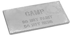 Picture of Camp Zinc ZP2 1/2" x 6" x 12" Zinc Plate Anode