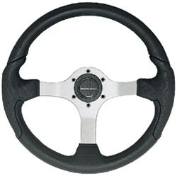 Picture of Uflex NISIDABS Nisida Marine Steering Wheel with Satin Finish and Black Grip