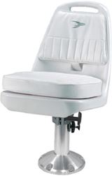 Picture of Wise Seating 8WD013-7-710 Standard Pilot Chair Package with Pedestal - White