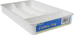 Picture of Camco 43508 Cutlery Tray White Compact Drawer Organizer