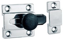 Picture of Perko 1101DP0CHR Zinc Cupboard Bolt - 1 1/2" x 2 1/8"