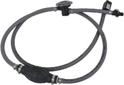 Picture of Attwood Marine 93806MUSD7 Fuel Line Hose Kit 3/8" x 6' with Primer Bulb and Sprayless Connector