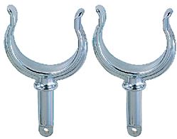 Picture of Perko 0828DP0PLB Ribbed Type Rowlock Horns - 2 Inch Spacing