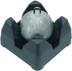 Picture of Scotty Downriggers 3022BK Weight Mate, Black. Mfg# , 2 Per Pack, Securely Cradles Downrigger Weight When Not In Use.