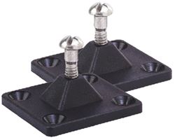 Picture of Sea-Dog Line 273255-1 Side Mount Deck Hinge, 4-Hole, Black, Pair