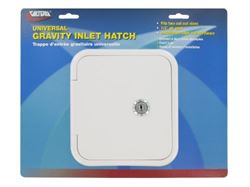 Picture of Valterra A01-2002VP White Universal Gravity Water Inlet Hatch for RV