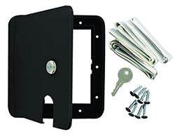 Picture of Valterra A10-2151BKVP Black Large Square Cable Hatch