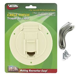 Picture of Valterra A10-2141VP Valterra Cable Hatch, Small Round, Colonial White
