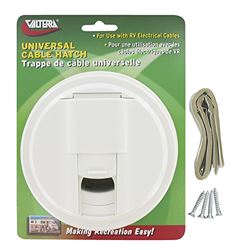 Picture of Valterra A10-2130VP White Universal Round Cable Hatch