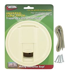 Picture of Valterra A10-2131VP Colonial White Universal Round Cable Hatch