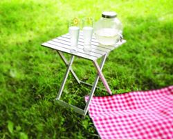 Picture of Camco 51891 Large Fold-Away Aluminum Side Table