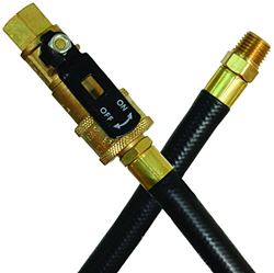 Picture of JR Race Car 07-31195 JR Products RV Rubber Appliance Hose with 1/4" Quick Disconnect Male & Quick Disconnect Coupler Ends