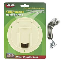 Picture of Valterra A10-2138VP Colonial White Medium Round Cable Hatch