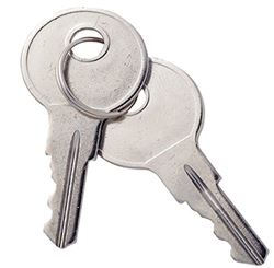 Picture of RV Designer B194 New Style Replacement Key for RV Compartment Locks