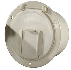 Picture of RV Designer B132 RV Designer (b132) Colonial White Round Low Profile Hatch