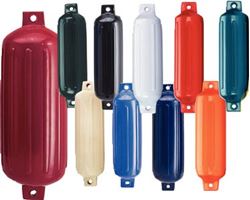 Picture of Polyform 29-576-912 Twin Eye G Series Boat Fender 5.5" x 19" Orange