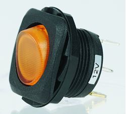 Picture of Hella H61925001 Switch Rocker SPST INC Amber