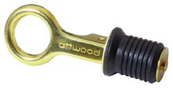 Picture of Attwood Marine 7524A7 Brass Snap-Handle Drain Plug Without Chain